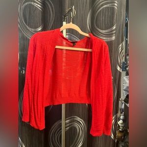 Torrid Red Shrug 1x